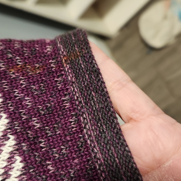 Chap's Denim sweater women's XL.  Beautiful shades of purple and lilac - Picture 4 of 6